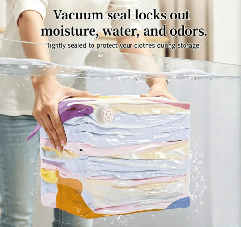 Reusable Hand-Press Vacuum Bag