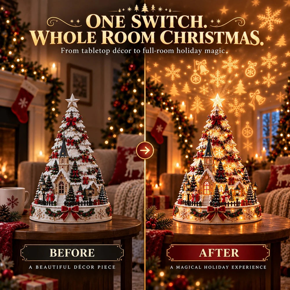 Christmas Village Lightscape Tree