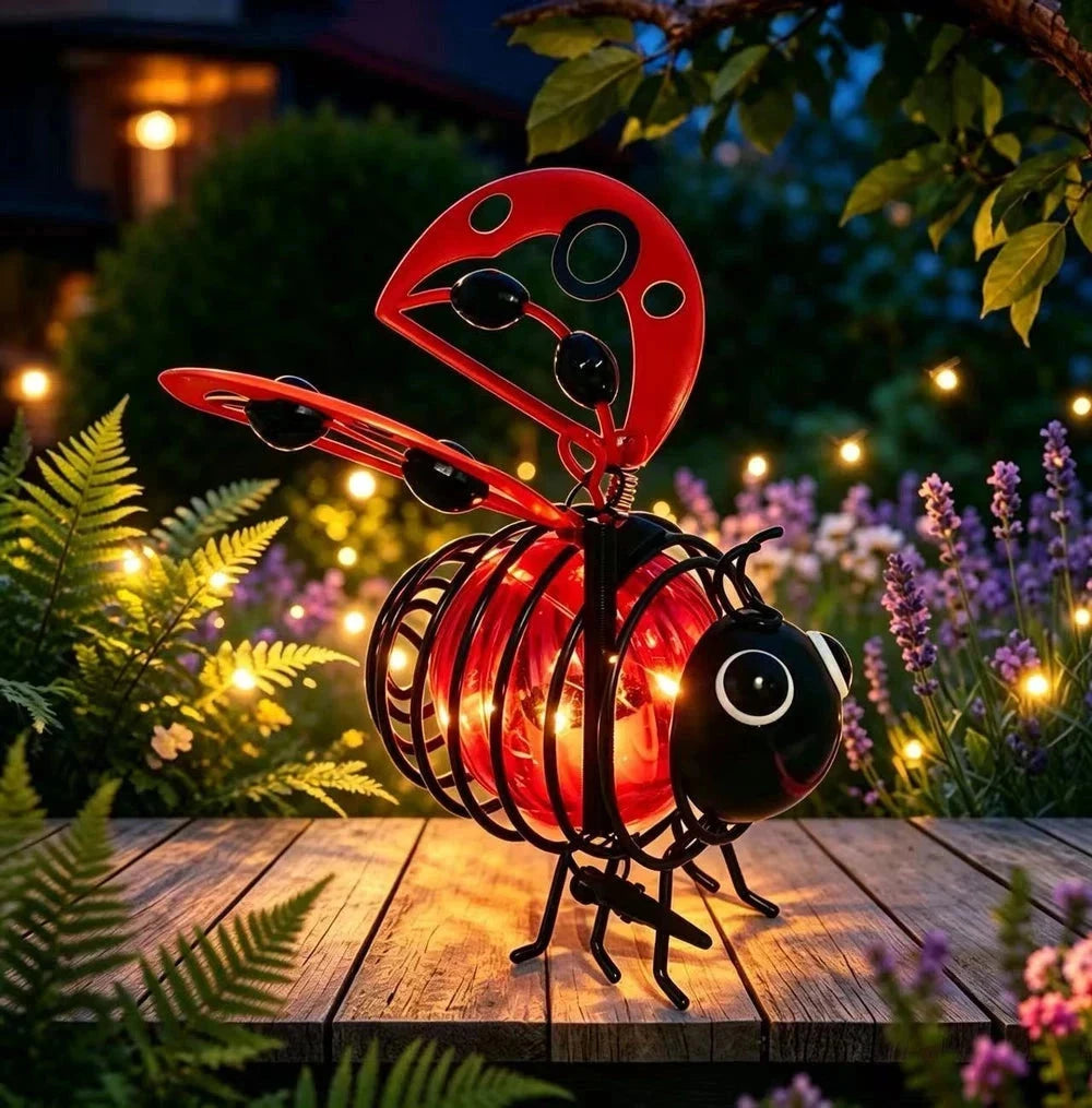 Hanging Solar Bee Lanterns