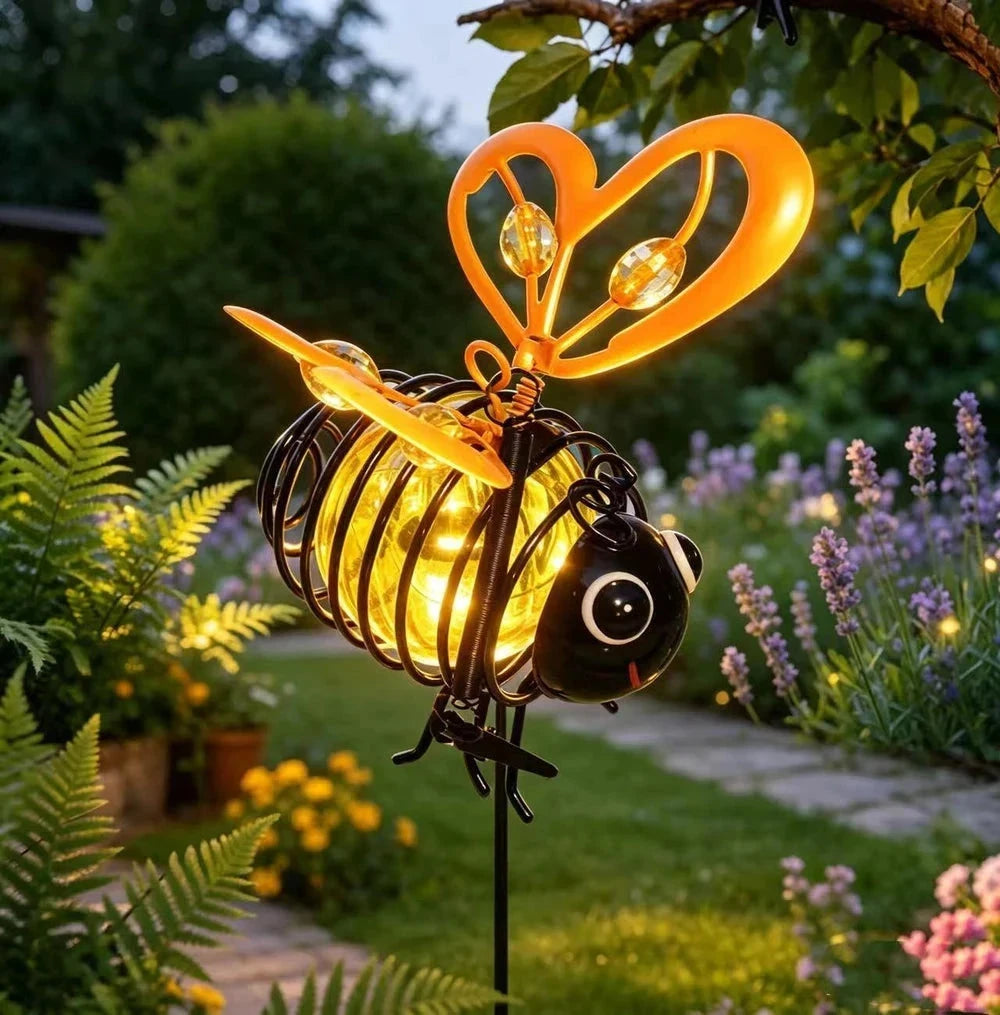 Hanging Solar Bee Lanterns
