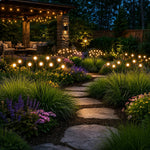 Solar Powered Firefly Garden Lights