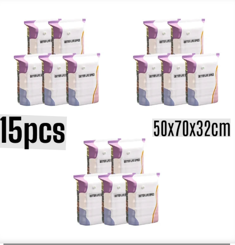 Reusable Hand-Press Vacuum Bag