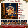 Lighted Christmas Window Decoration