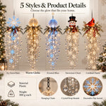 Hanging Snowflake Crystal LED Light