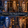 Hanging Snowflake Crystal LED Light