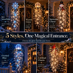 Hanging Snowflake Crystal LED Light