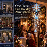Hanging Snowflake Crystal LED Light