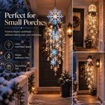 Hanging Snowflake Crystal LED Light