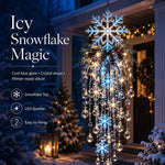 Hanging Snowflake Crystal LED Light