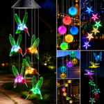 Hummingbird Solar Wind Chime Light
