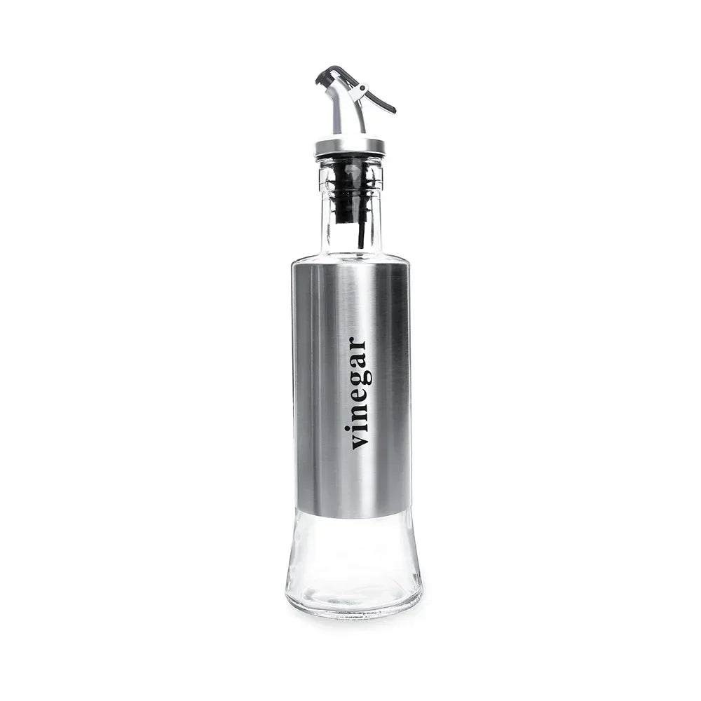 Stainless Steel Oil Bottle No-drip Bottles Soy Cruet Sauce Vinegar Condiment Dispenser Sturdy Seasoning Jars Kitchen Accessories