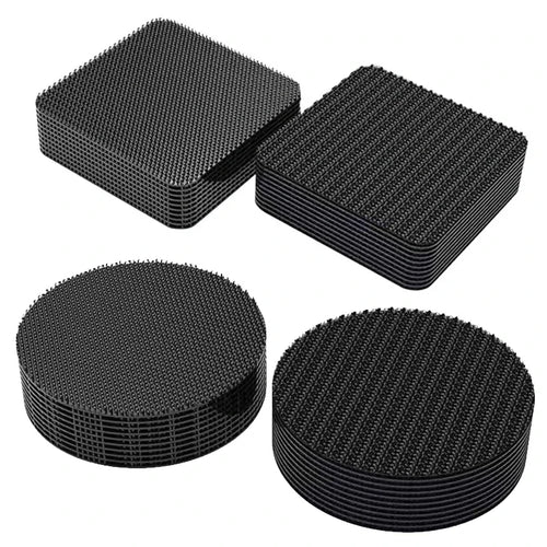 Car Floor Mat Anti-Slip Fixing Stickers – Self-Adhesive, 5/10 Pairs