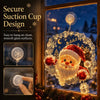 Lighted Christmas Window Decoration