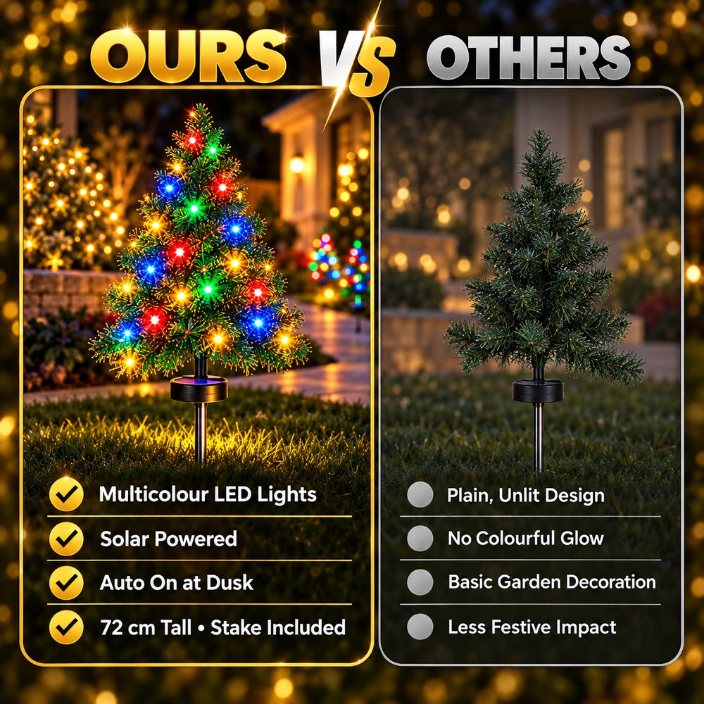 Solar Christmas Tree Lights