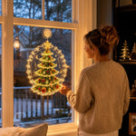 Lighted Christmas Window Decoration